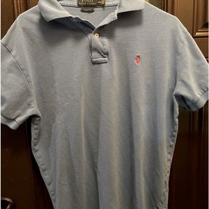 Mens light blue polo size M